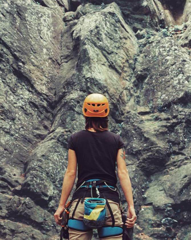 Escaladora de montañas